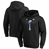 Kansas City Chiefs NFL Pro Line by Fanatics Branded Super Bowl LIV Champions Parade Celebration Pullover Hoodie Black,baseball caps,new era cap wholesale,wholesale hats